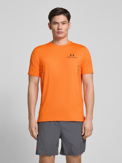 Under Armour T-Shirt mit Label-Print Orange 4