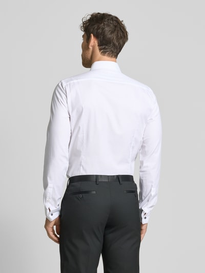 BOSS Slim Fit Business-Hemd mit Haifischkragen Modell 'Hank' Weiss 5