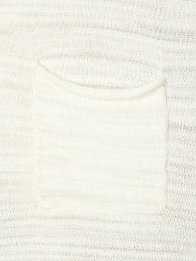 comma Casual Identity Cardigan aus Slub Knit Offwhite 2