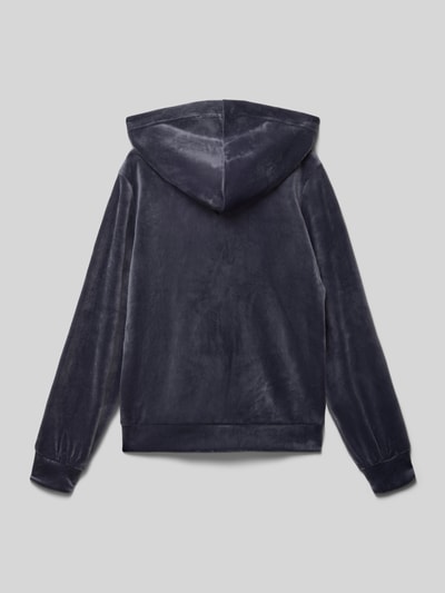 Only Regular fit sweatjack, model 'REBEL'  Donkerblauw - 3