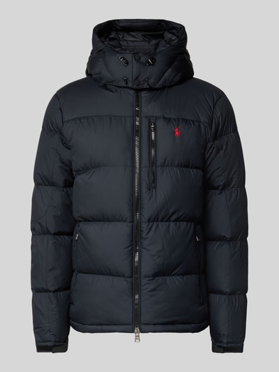 Produktfoto, dunkelblaue Regular Fit Daunenjacke mit wyhaftowane logo von Polo Ralph Lauren, Herren Daunenjacke