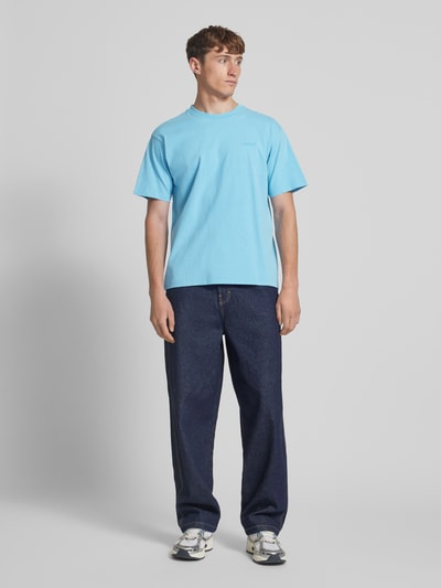 Levi's® T-Shirt mit Label-Stitching Hellblau 1