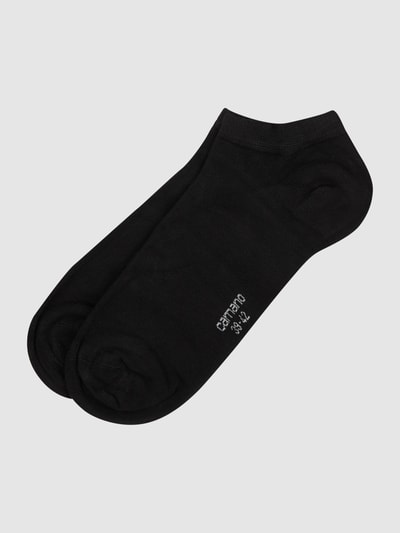 camano Sneakersocken aus Viskosemischung im 2er-Pack Black 1