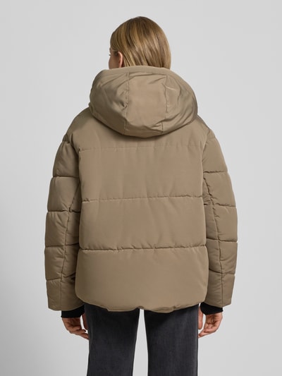 WITHBLACK Kurtka pikowana o kroju regular fit z dwustronnym zamkiem błyskawicznym Błotnisty 5