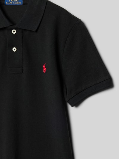 Polo Ralph Lauren Teens Koszulka polo z wyhaftowanym logo Czarny 2