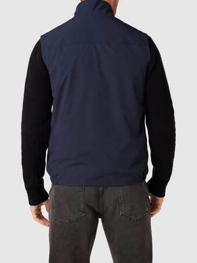 Paul & Shark Gilet met logopatch Marineblauw - 5