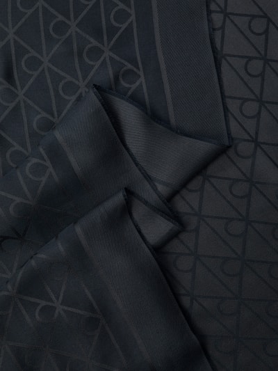 CK Calvin Klein Schal aus Modal mit Allover-Logo-Print Black 2