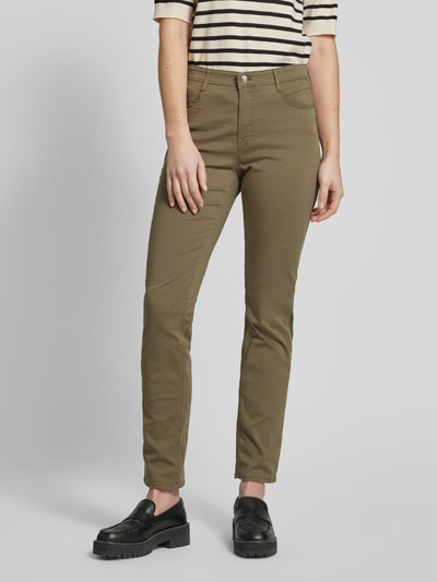 Brax Stoffhose mit 5-Pocket-Design Modell 'MARY' Khaki 4