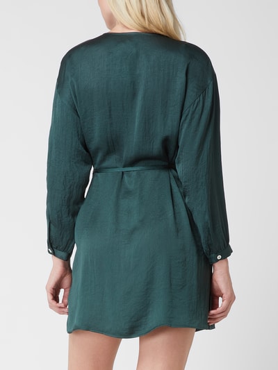 American Vintage Minikleid aus Satin  Dunkelgrün 5