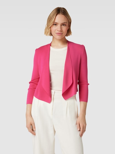 comma Cropped Cardigan mit 3/4-Ärmel Pink 4