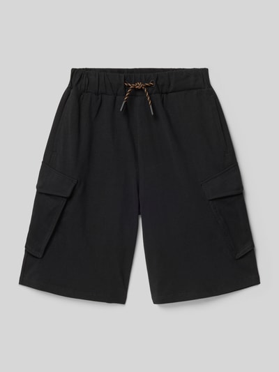 s.Oliver RED LABEL Loose Fit Bermudas mit Cargotaschen Black 1