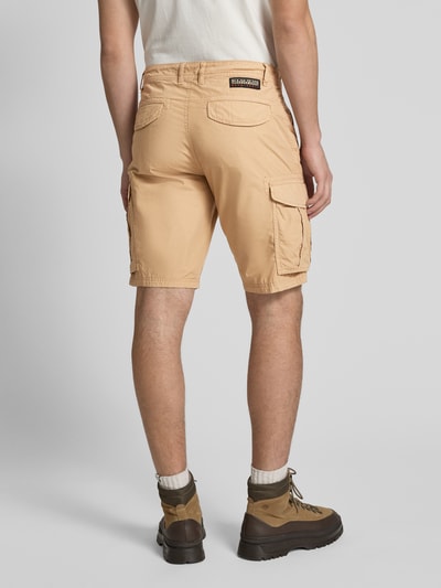 Napapijri Loose Fit Cargoshorts mit Logo-Stitching Modell 'NOTO 2.0' Beige 5