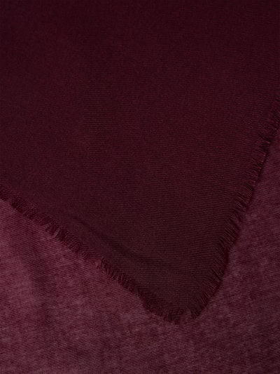 Fraas Sjaal met gerafelde boorden Bordeaux - 2