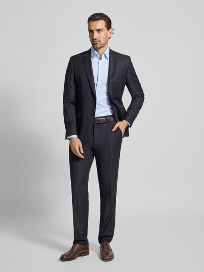 SEIDENSTICKER REGULAR FIT Koszula biznesowa o kroju regular fit z kołnierzykiem typu kent i kieszenią na piersi Błękitny 1