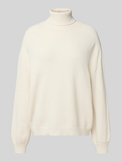 Liu Jo White Strickpullover mit Rollkragen Offwhite 2
