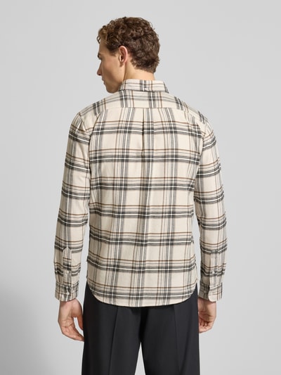 Jack & Jones Premium Vrijetijdsoverhemd met knoopsluiting, model 'LUBARKLEY' Beige - 5