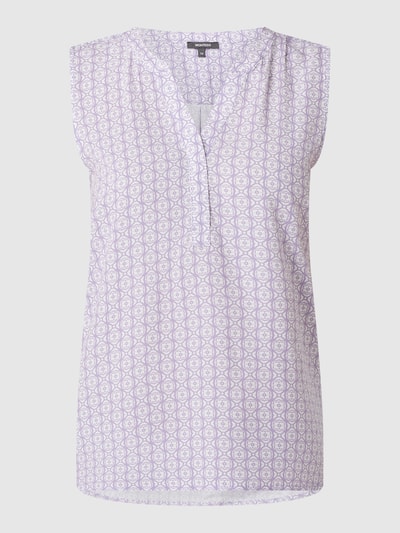 Montego Blousetop van viscose met ornamentdessin Violet - 2