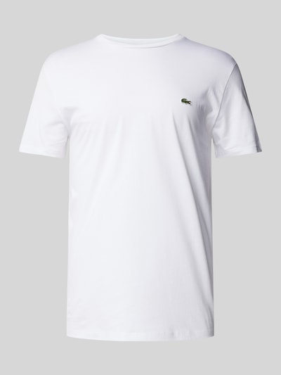 Lacoste T-Shirt mit Rundhalsausschnitt Weiss 2