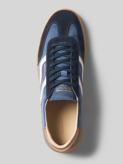 Gant Sneakers van leer in retrolook Marineblauw - 4