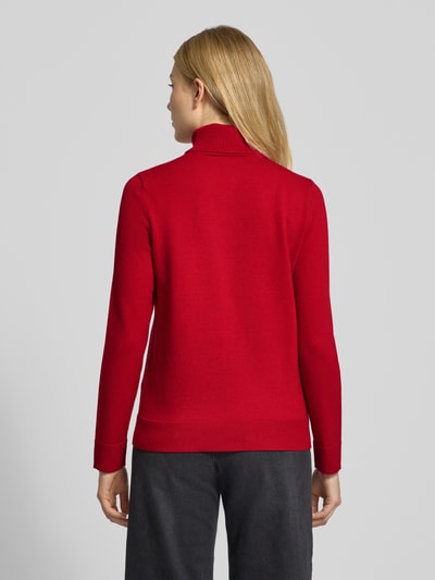 Betty Barclay Sweter o kroju relaxed fit z mieszanki wiskozy model ‘September’ Czerwony 5