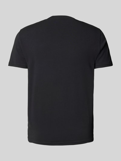 Emporio Armani T-Shirt mit Label-Print Black 3