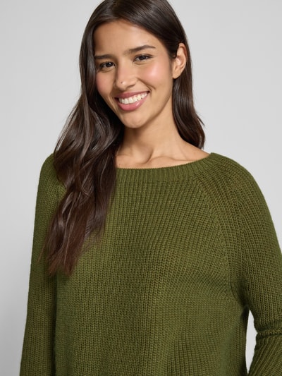 Weekend Max Mara Regular Fit Strickpullover mit Woll-Anteil Modell 'XENO' Grass 3
