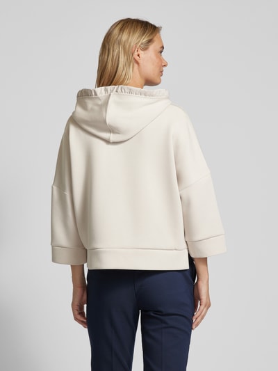 Tom Tailor Oversized Sweatjacke mit Kapuze Beige 5