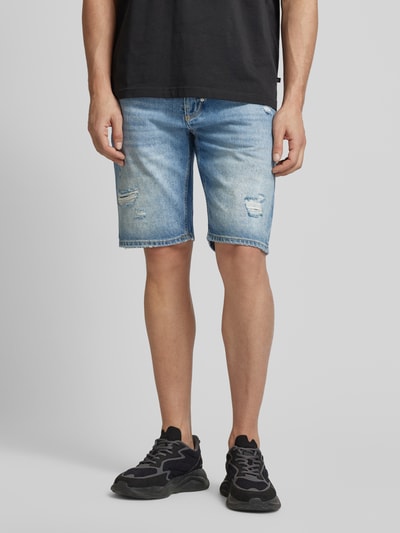 Antony Morato Slim Fit Jeansshorts im Destroyed-Look Jeansblau 4