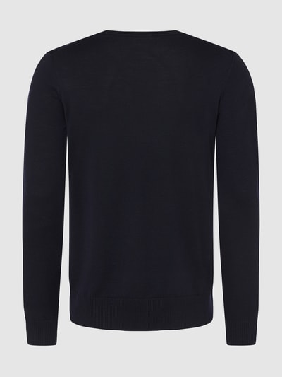 JOOP! Collection Pullover aus Merinowolle Modell 'Denny' Marine 4