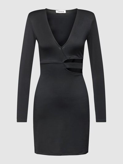 EDITED Minikleid mit Cut Out Modell 'Grit' Black 2