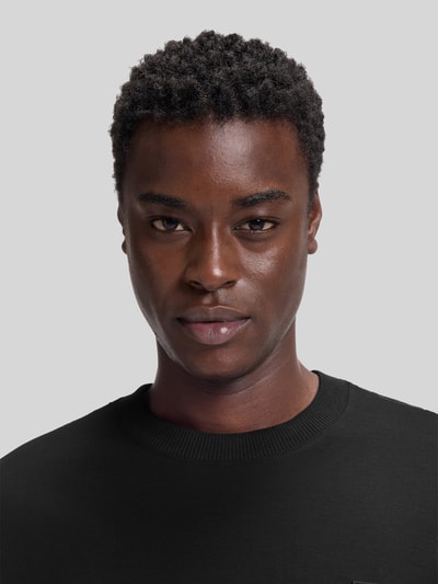 HUGO Relaxed Fit T-Shirt aus reiner Baumwolle Modell 'DROSTEE' Black 3