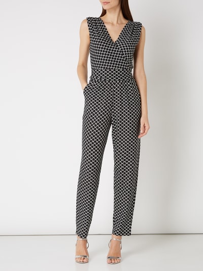 SMASHED LEMON Jumpsuit met vetersluiting  Zwart - 1