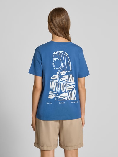 s.Oliver RED LABEL T-shirt o kroju relaxed fit z czystej bawełny Oceaniczny 5