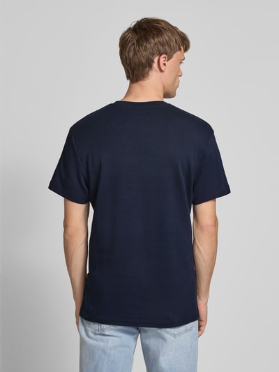 G-Star Raw T-Shirt mit Label-Print und Rundhalsausschnitt Marine 5