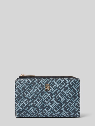 Tommy Hilfiger Portemonnaie mit TH-Allover-Muster Dunkelblau 1