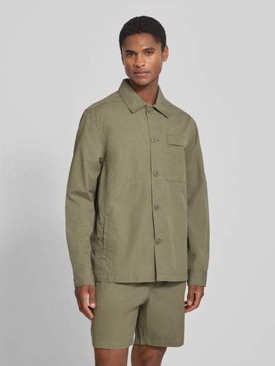 Barbour regular fit vrijetijdsoverhemd van puur katoen Olijfgroen - 4