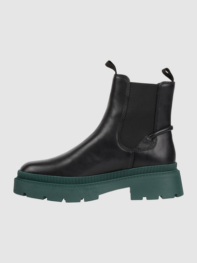 Tamaris Chelsea Boots in Leder-Optik Schwarz 3
