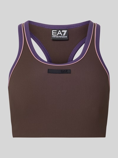 EA7 Emporio Armani Beha met labeldetail Donkerbruin - 2