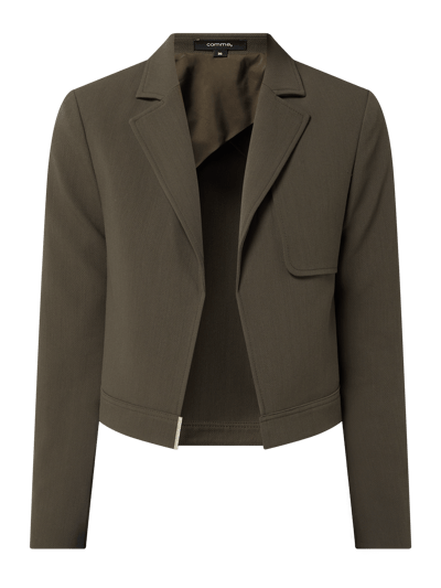 comma Blazer mit Reverskragen Oliv 2