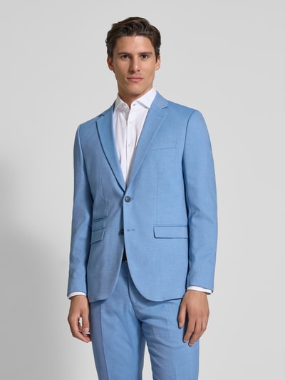 SELECTED HOMME Slim Fit 2-Knopf-Sakko mit Pattentaschen Modell 'NEIL' Hellblau 4