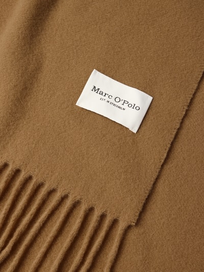 Marc O'Polo Wollschal aus reinem Wollschal Mittelbraun 2