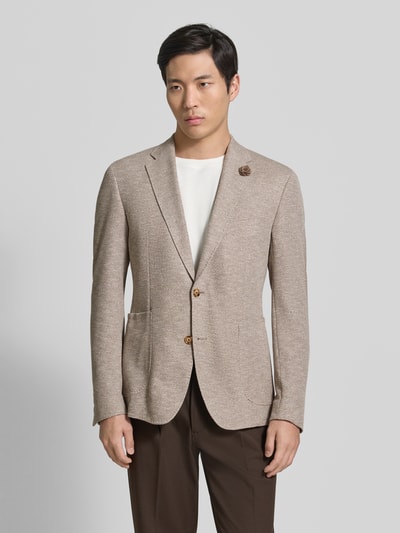 JOOP! COLLECTION Regular Fit Sakko mit floraler Applikation Modell 'Hoverest' Beige 4