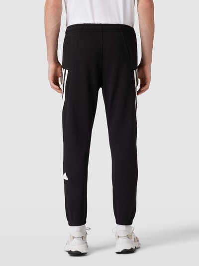 ADIDAS SPORTSWEAR Joggingbroek met contraststrepen en elastische band Zwart - 5