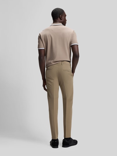 BOSS Green slim fit broek model 'T_COMMUTER-SLIM' Kaki - 5
