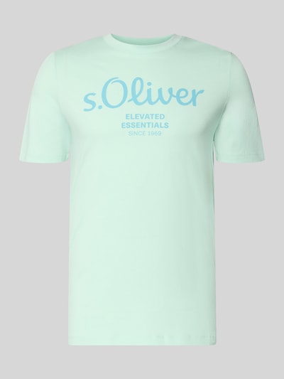Produktfoto, Regular Fit T-Shirt aus reiner Baumwolle von s.Oliver RED LABEL, jednolity kolor, okrągły dekolt, krótki rękaw, jersey