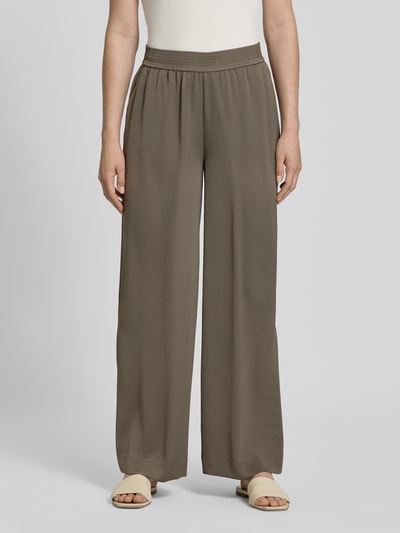 comma Relaxed Fit Stoffhose mit elastischem Bund Oliv 4