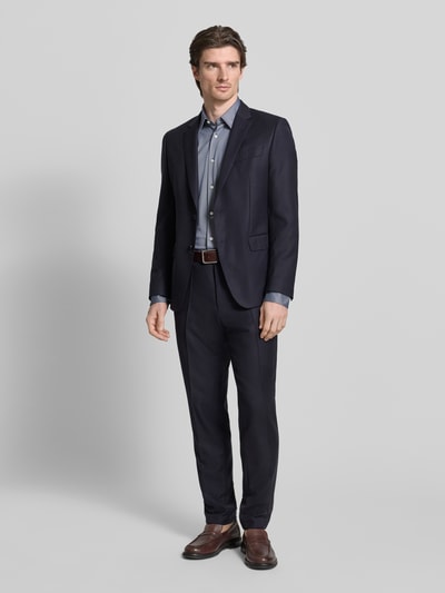 BOSS Koszula casualowa o kroju regular fit z kołnierzykiem typu kent model „LIAM” Niebieski 1