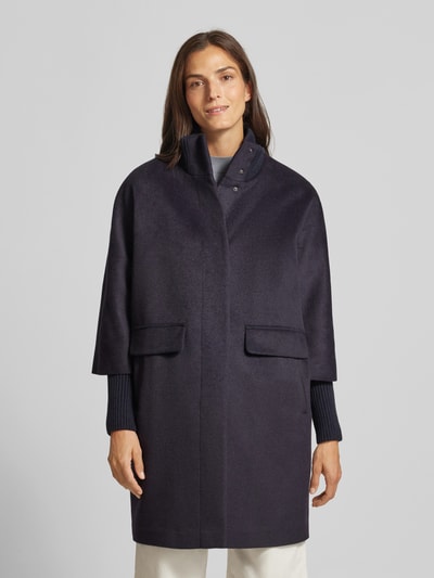 comma Jas met opstaande kraag Donkerblauw - 4