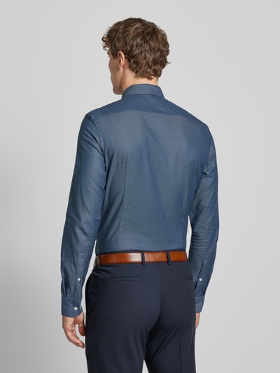 Jake*s Super Slim Fit Business-Hemd mit Kentkragen Bleu 5