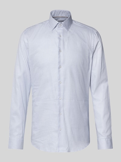 Jake*s Super Slim Fit Businesshemd aus reiner Baumwolle Hellblau 2